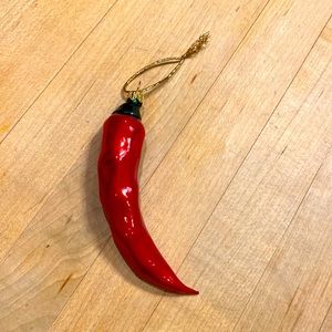 Red chili pepper ornament.  Brand new.